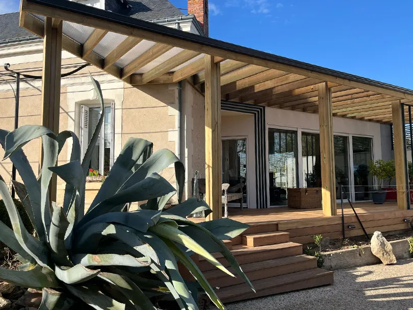 Pergola - Montlouis sur Loire - Indre-et-Loire 37 - constructions bois