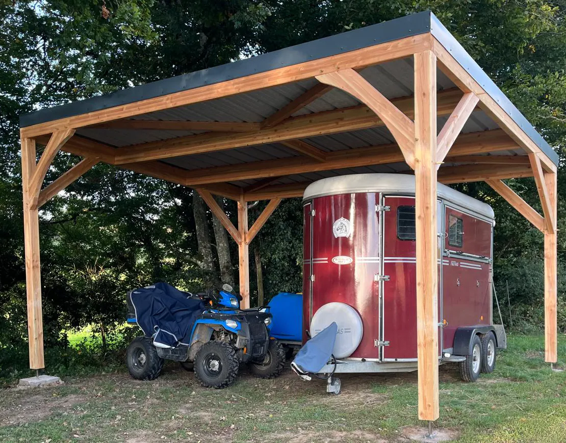 carport en bois
