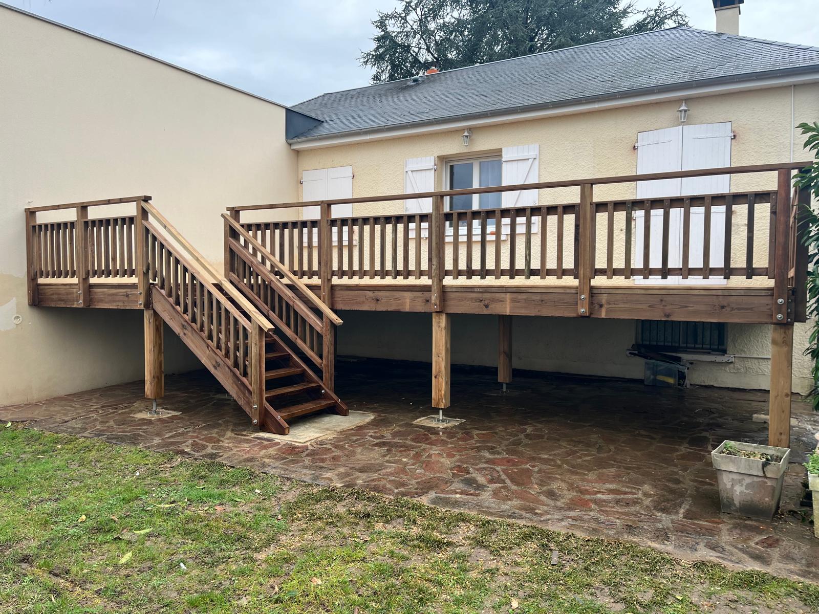 Structure sur pilotis